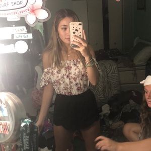 American eagle floral top